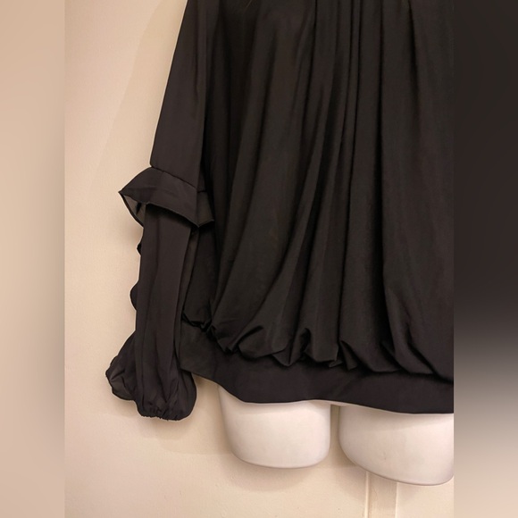 NWT Womens Casual Long Sleeve Shirt Black - Picture 2 of 5